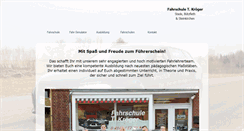 Desktop Screenshot of fahr-schule-kroeger.de